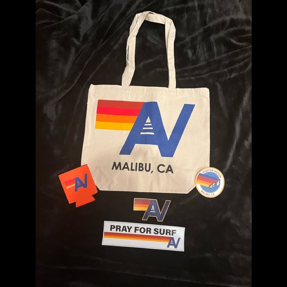 Aviator Nation Bags New Aviator Nation Malibu Tote Bag With Swag